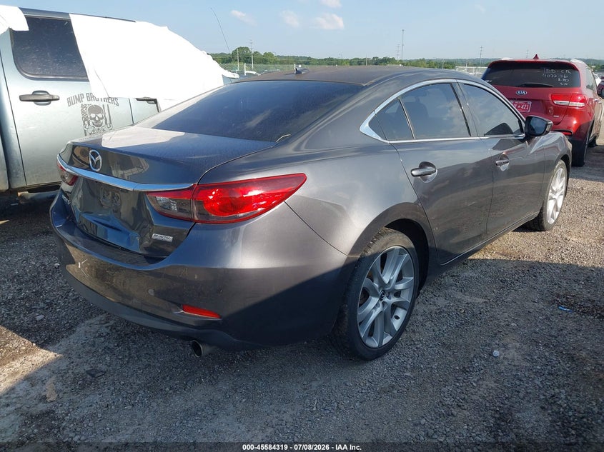 2016 Mazda 6 VIN JM1GJ1V54G1411573 IAAI salvage auction — NORMAL WEAR, Clear - Public Restricted (Oklahoma), sold $1,650 on 2026-07-21 (photo 4)
