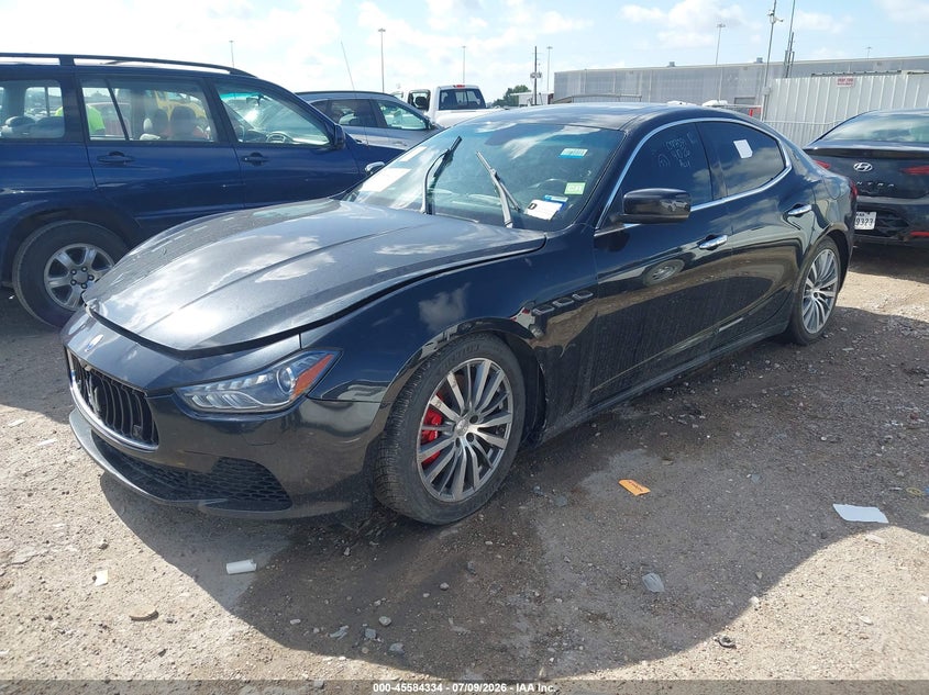2014 Maserati Ghibli VIN ZAM57RTA0E1077071 IAAI salvage auction — MECHANICAL, Nrc Lienholder Repossession Paperwork (Texas), sold $1,400 on 2026-07-16 (photo 2)