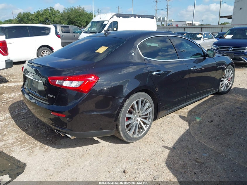 2014 Maserati Ghibli VIN ZAM57RTA0E1077071 IAAI salvage auction — MECHANICAL, Nrc Lienholder Repossession Paperwork (Texas), sold $1,400 on 2026-07-16 (photo 4)
