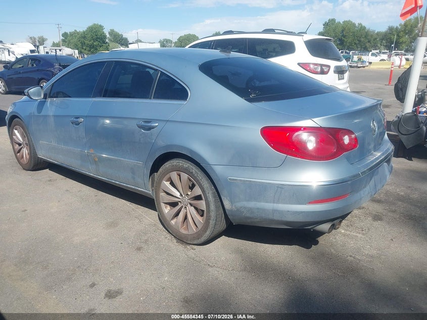 2012 Volkswagen Passat cc VIN WVWMP7ANXCE537577 IAAI salvage auction — RIGHT REAR, Salvage (Idaho), sold $400 on 2026-08-20 (photo 3)