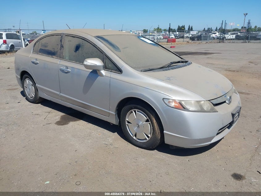 2008 Honda Civic hybrid VIN JHMFA36248S011020 IAAI salvage auction — NORMAL WEAR, Clear - Dealer Only (California), sold $2,325 on 2026-07-15 (photo 1)