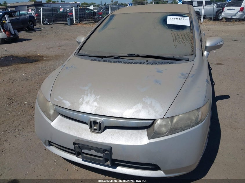 2008 Honda Civic hybrid VIN JHMFA36248S011020 IAAI salvage auction — NORMAL WEAR, Clear - Dealer Only (California), sold $2,325 on 2026-07-15 (photo 6)