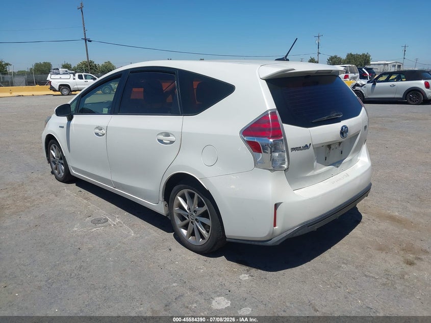 2015 Toyota Prius v VIN JTDZN3EU7FJ037779 IAAI salvage auction — SIDE, Salvage Title, sold $1,600 on 2026-07-30 (photo 3)