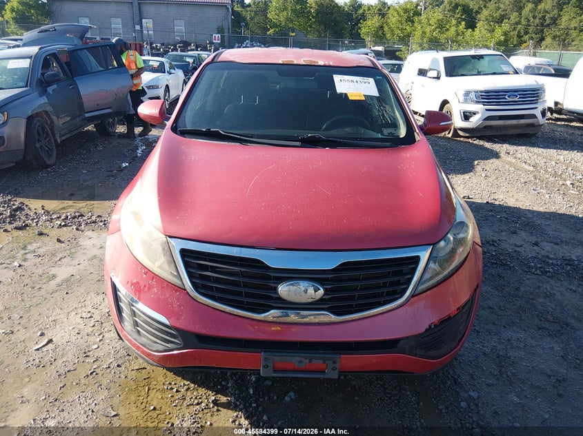 2013 Kia Sportage VIN KNDPBCA21D7422348 IAAI salvage auction — NORMAL WEAR, Original (West Virginia), sold $600 on 2026-07-29 (photo 6)