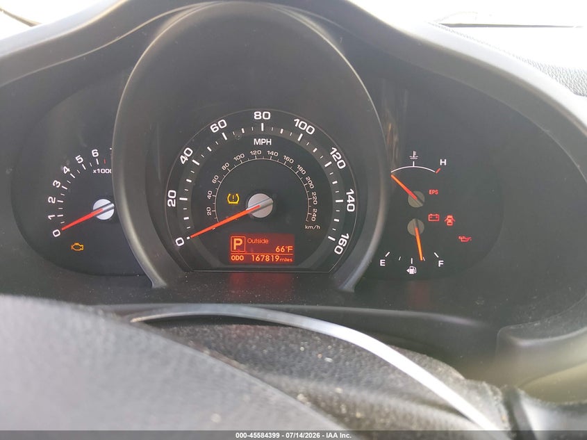2013 Kia Sportage VIN KNDPBCA21D7422348 IAAI salvage auction — NORMAL WEAR, Original (West Virginia), sold $600 on 2026-07-29 (photo 7)