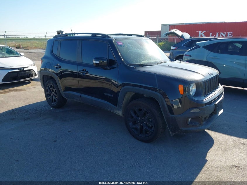2018 Jeep Renegade VIN ZACCJBBB6JPH90596 IAAI salvage auction — HAIL, Certificate Of Title (Nebraska), sold $125 on 2026-07-30 (photo 1)