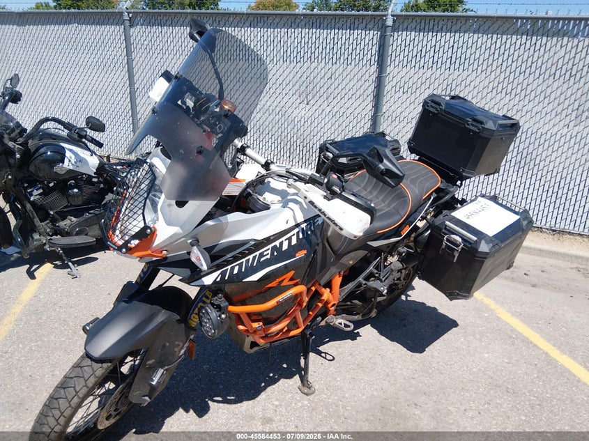 2016 Ktm 1190 VIN VBKV29404GM936686 IAAI salvage auction — NORMAL WEAR, Clear (Montana), sold $4,350 on 2026-07-17 (photo 2)