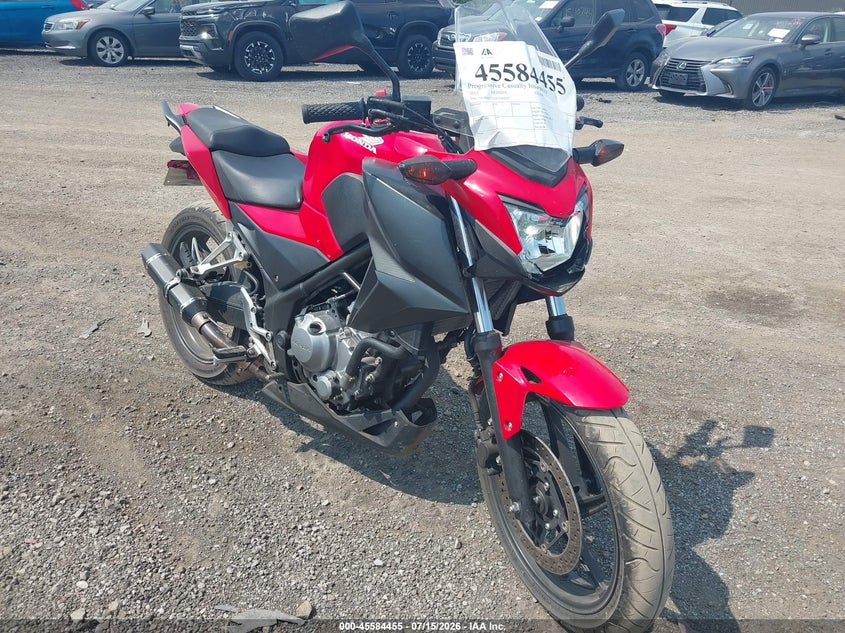 2015 Honda Cb VIN MLHNC5216F5102217 IAAI salvage auction — FRONT END, Salvage (Ohio), sold $150 on 2026-07-29 (photo 1)