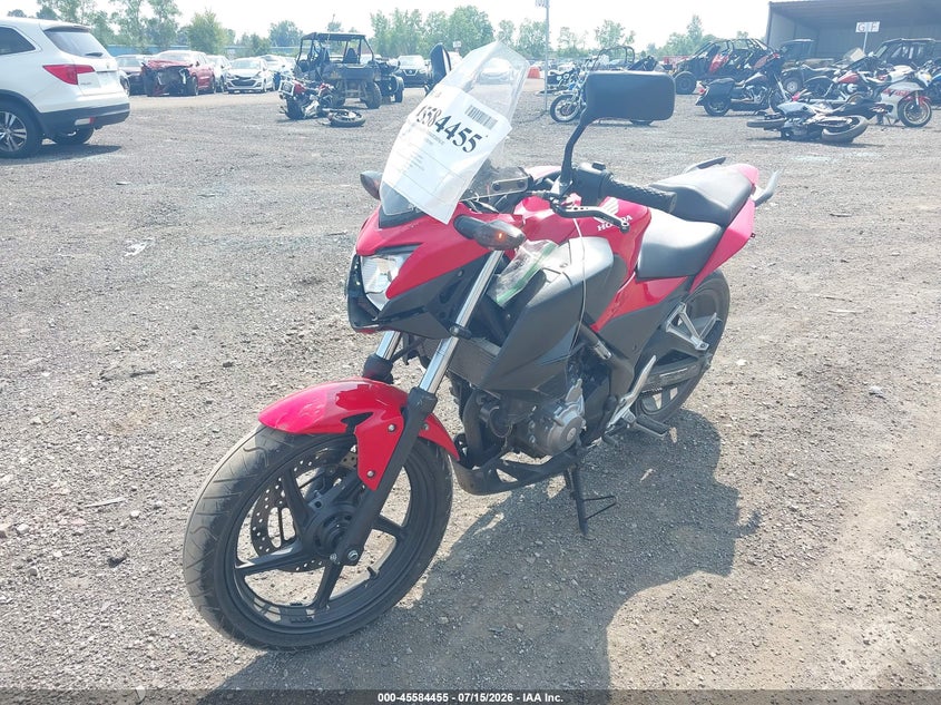 2015 Honda Cb VIN MLHNC5216F5102217 IAAI salvage auction — FRONT END, Salvage (Ohio), sold $150 on 2026-07-29 (photo 2)