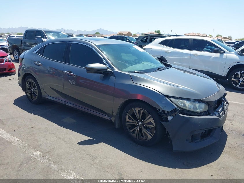 2018 Honda Civic VIN SHHFK7H53JU236396 IAAI salvage auction — LEFT FRONT, Salvage (Arizona), sold $2,250 on 2026-07-28 (photo 1)