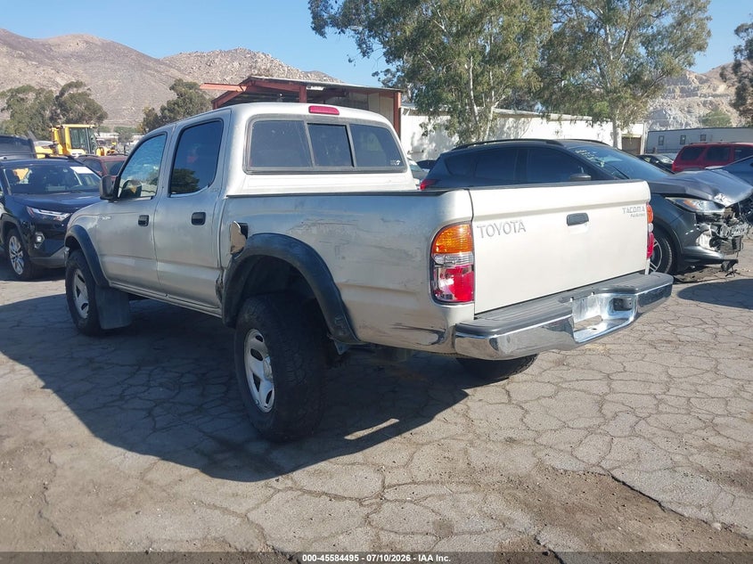 2002 Toyota Tacoma VIN 5TEGM92N32Z025316 IAAI salvage auction — SIDE, Salvage (California), sold $2,000 on 2026-07-24 (photo 3)