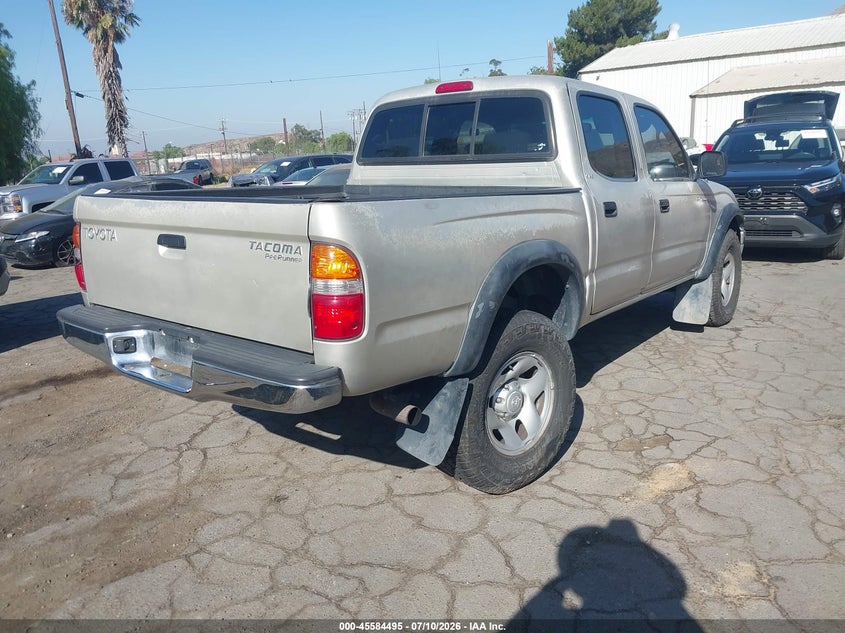 2002 Toyota Tacoma VIN 5TEGM92N32Z025316 IAAI salvage auction — SIDE, Salvage (California), sold $2,000 on 2026-07-24 (photo 4)