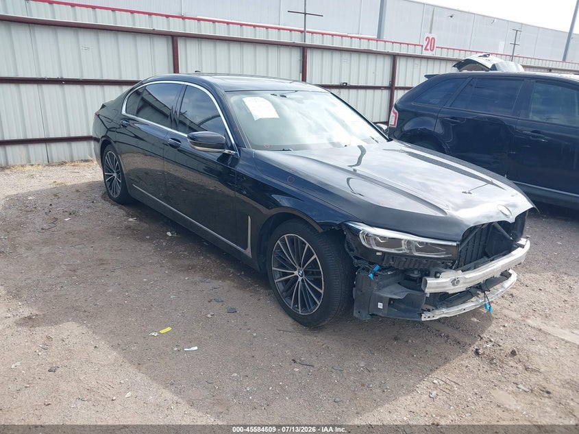 2020 BMW 7er VIN WBA7T2C01LCD75752 — IAAI salvage auction photo