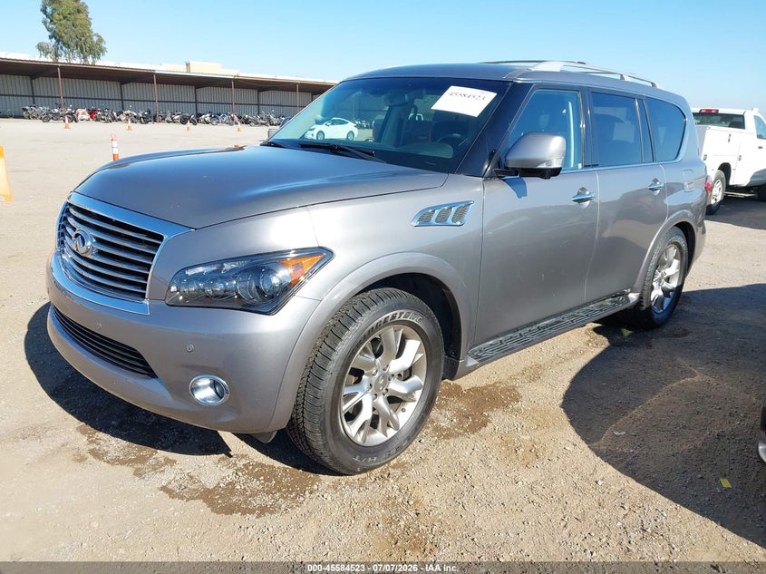 2013 Infiniti Qx56 VIN JN8AZ2ND8D9750155 IAAI salvage auction — NORMAL WEAR, Salvage Title - Dealer (California), sold $650 on 2026-07-29 (photo 2)