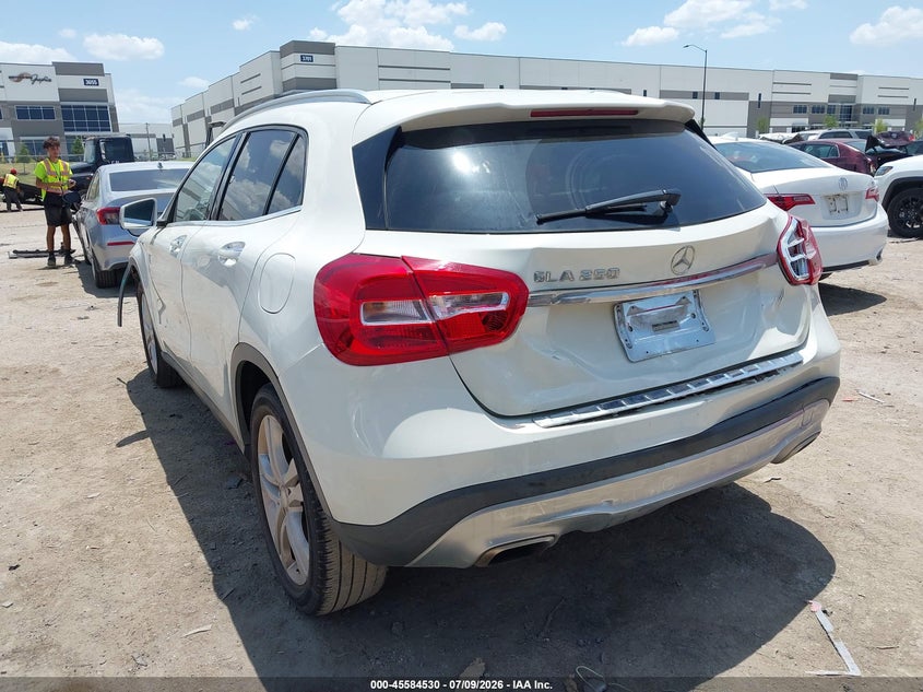 2016 Mercedes-benz Gla-klasse VIN WDCTG4EB9GJ204160 IAAI salvage auction — FRONT & REAR, Salvage (Texas), sold $1,600 on 2026-08-18 (photo 3)