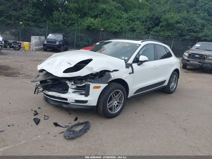 2021 Porsche Macan VIN WP1AA2A58MLB12572 IAAI salvage auction — ENGINE DAMAGE, Salvage (Pennsylvania), sold $5,100 on 2026-08-14 (photo 2)