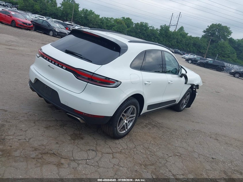 2021 Porsche Macan VIN WP1AA2A58MLB12572 IAAI salvage auction — ENGINE DAMAGE, Salvage (Pennsylvania), sold $5,100 on 2026-08-14 (photo 4)