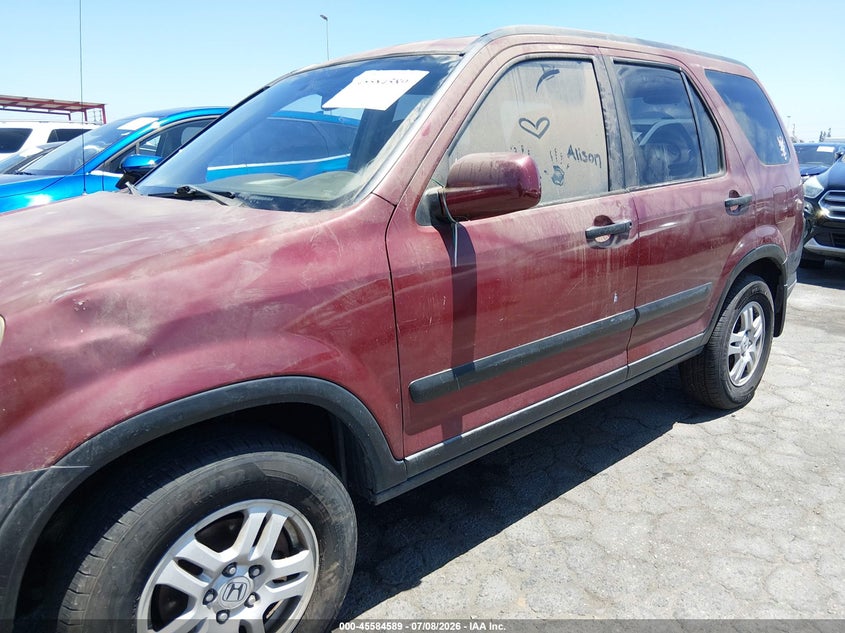 2003 Honda Cr-v VIN JHLRD78853C017316 IAAI salvage auction — NORMAL WEAR, Salvage Title - Dealer (California), sold $625 on 2026-07-30 (photo 6)