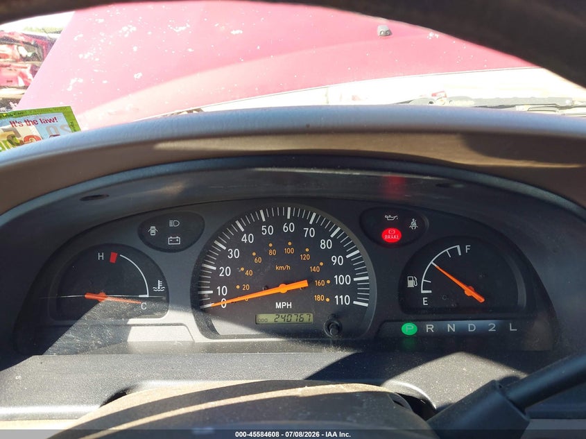 2001 Toyota Tundra VIN 5TBJN32121S129104 IAAI salvage auction — NORMAL WEAR, Clear (New Jersey), sold $2,550 on 2026-07-16 (photo 7)