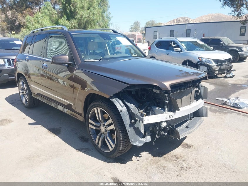 2014 Mercedes-benz Glk-klasse VIN WDCGG5HB0EG191828 IAAI salvage auction — FRONT END, Salvage (California), sold $4,550 on 2026-07-17 (photo 1)