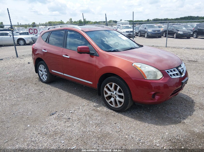 2013 Nissan Rogue VIN JN8AS5MV2DW613035 IAAI salvage auction — NORMAL WEAR, Salvage Title, sold $375 on 2026-07-29 (photo 1)