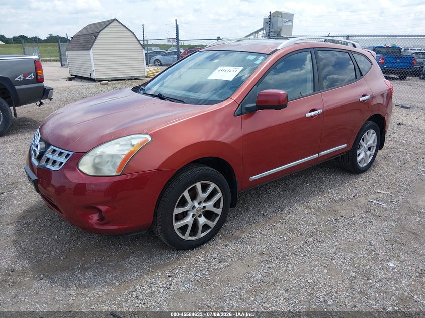2013 Nissan Rogue VIN JN8AS5MV2DW613035 IAAI salvage auction — NORMAL WEAR, Salvage Title, sold $375 on 2026-07-29 (photo 2)