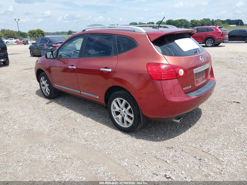 2013 Nissan Rogue VIN JN8AS5MV2DW613035 IAAI salvage auction — NORMAL WEAR, Salvage Title, sold $375 on 2026-07-29 (photo 3)