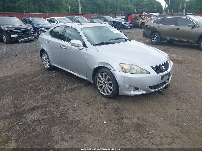 2008 Lexus Is 250 VIN JTHCK262585027137 IAAI salvage auction — FRONT END, Salvage (Idaho), sold $300 on 2026-07-29 (photo 1)