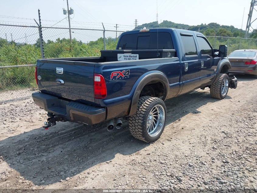 2016 Ford F250 VIN 1FT7W2BT5GEC40254 IAAI salvage auction — FRONT END, Salvage (Pennsylvania), sold $11,100 on 2026-07-28 (photo 4)