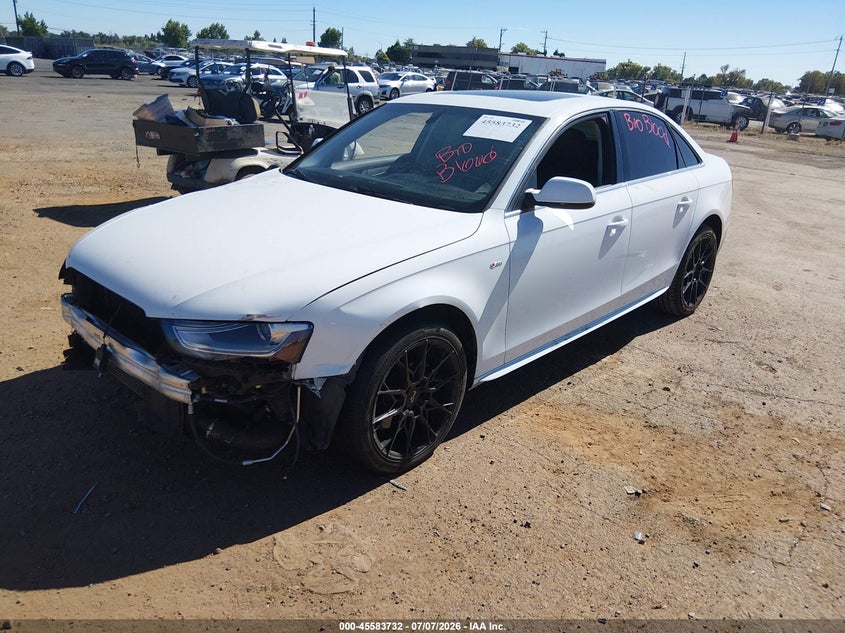 2014 Audi A4 VIN WAUAFAFL1EN023160 IAAI salvage auction — NORMAL WEAR, Clear - Dealer Only (California), sold $25 on 2026-07-29 (photo 2)
