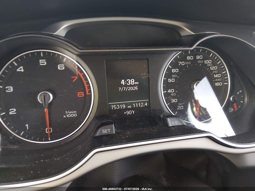 2014 Audi A4 VIN WAUAFAFL1EN023160 IAAI salvage auction — NORMAL WEAR, Clear - Dealer Only (California), sold $25 on 2026-07-29 (photo 7)