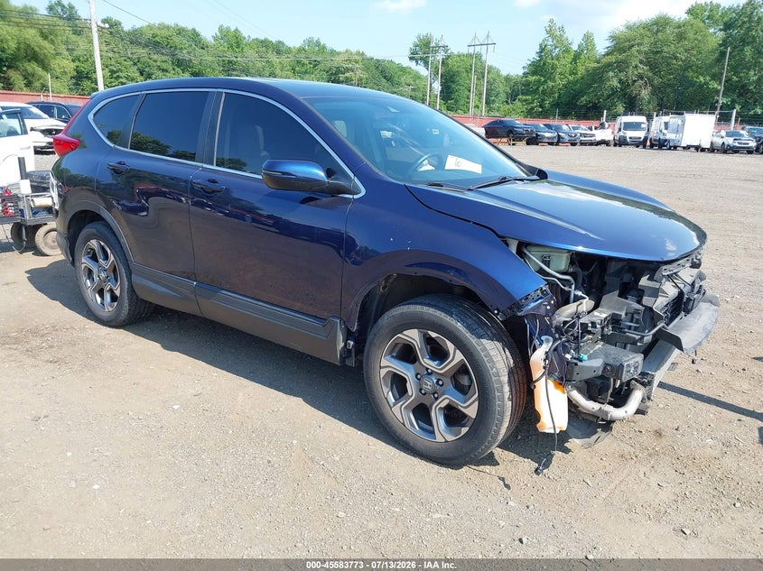 2018 Honda Cr-v VIN 7FARW2H87JE015257 IAAI salvage auction — FRONT END, Salvage Title, sold $25 on 2026-07-29 (photo 1)