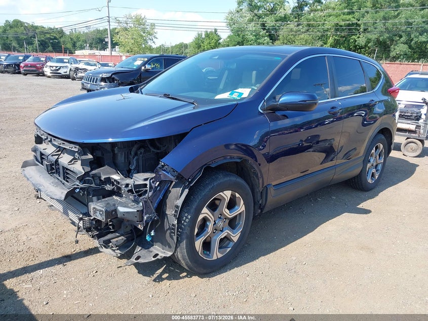 2018 Honda Cr-v VIN 7FARW2H87JE015257 IAAI salvage auction — FRONT END, Salvage Title, sold $25 on 2026-07-29 (photo 2)