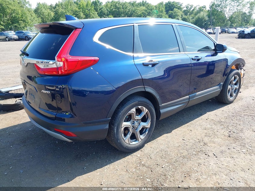 2018 Honda Cr-v VIN 7FARW2H87JE015257 IAAI salvage auction — FRONT END, Salvage Title, sold $25 on 2026-07-29 (photo 4)