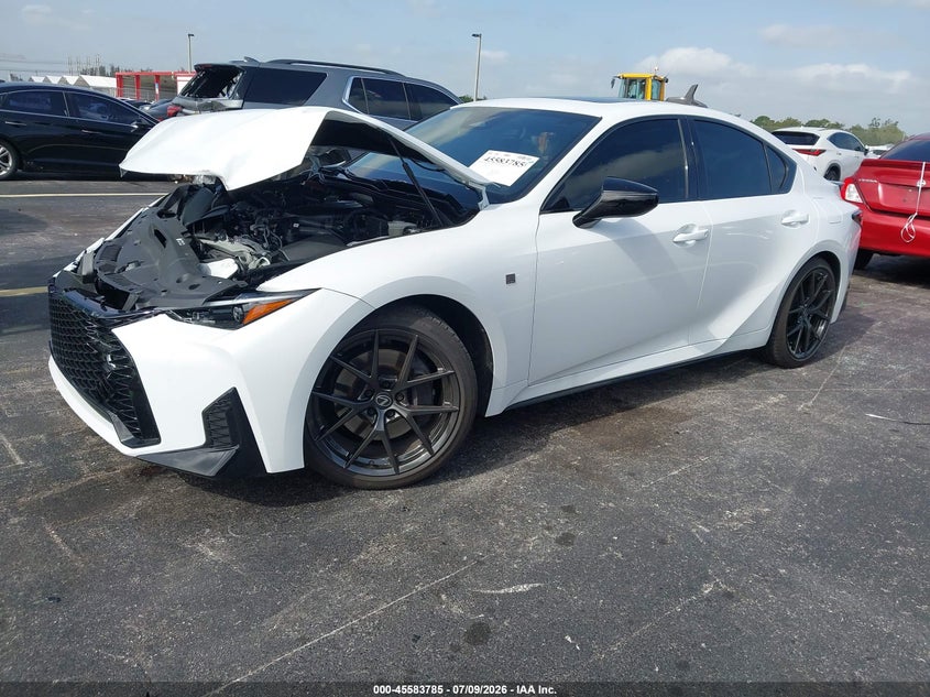 2026 Lexus Is VIN JTHBZ1B22T5096934 IAAI salvage auction — FRONT END, Rebuildable (Florida), sold $17,000 on 2026-08-23 (photo 2)