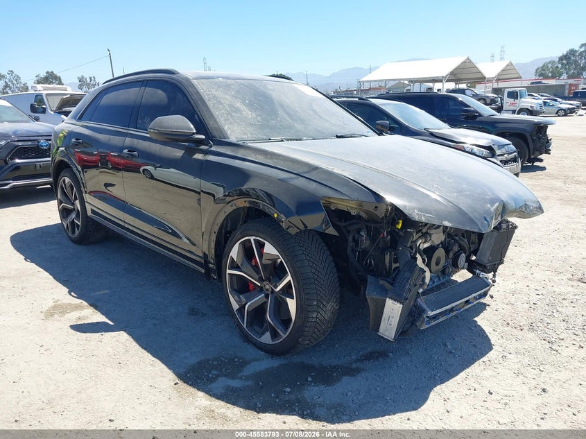 2023 Audi Rs q8 VIN WU1ARBF1XPD022373 IAAI salvage auction — FRONT END, Salvage Title, sold $40,150 on 2026-09-21 (photo 1)