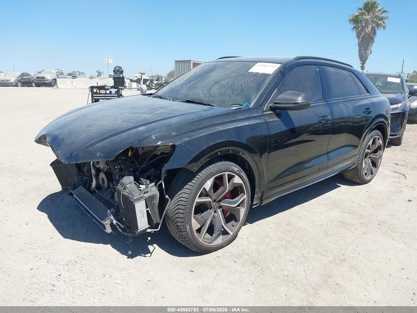 2023 Audi Rs q8 VIN WU1ARBF1XPD022373 IAAI salvage auction — FRONT END, Salvage Title, sold $40,150 on 2026-09-21 (photo 2)