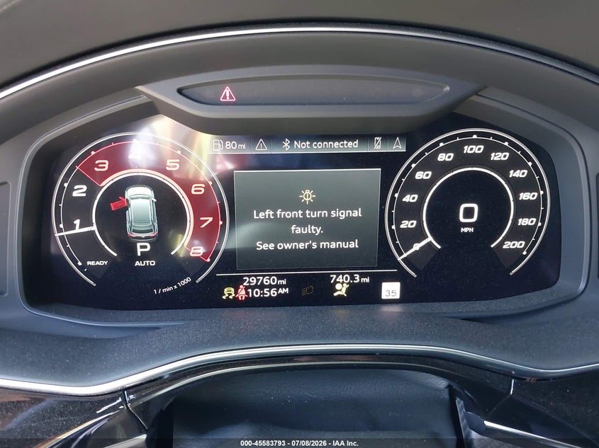 2023 Audi Rs q8 VIN WU1ARBF1XPD022373 IAAI salvage auction — FRONT END, Salvage Title, sold $40,150 on 2026-09-21 (photo 7)