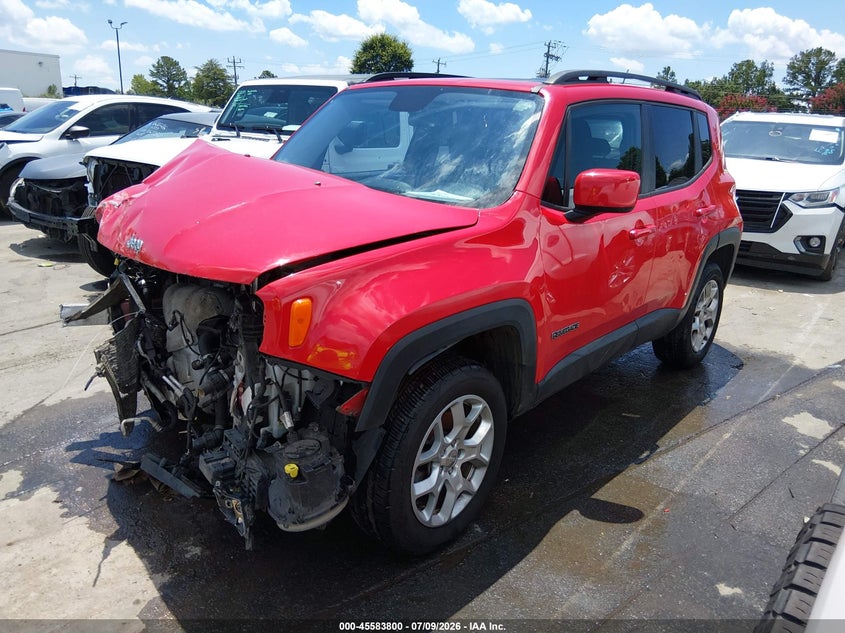 2017 Jeep Renegade VIN ZACCJBBB3HPF56359 IAAI salvage auction — FRONT END, Salvage Title, sold $400 on 2026-08-13 (photo 2)
