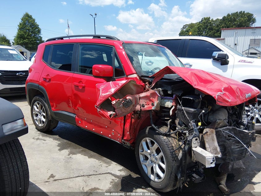 2017 Jeep Renegade VIN ZACCJBBB3HPF56359 IAAI salvage auction — FRONT END, Salvage Title, sold $400 on 2026-08-13 (photo 6)