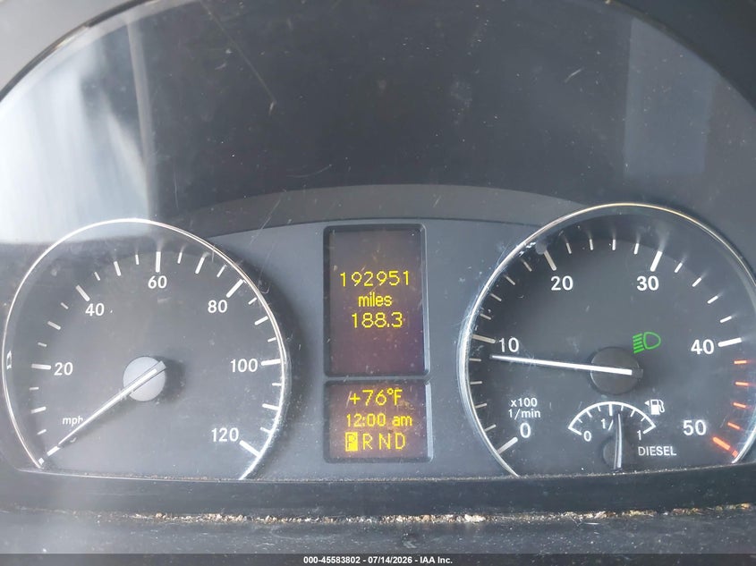 2017 Mercedes-benz Sprinter VIN WD3PE8CD7HP523025 IAAI salvage auction — NORMAL WEAR, Clear (Colorado), sold $1,250 on 2026-07-28 (photo 7)