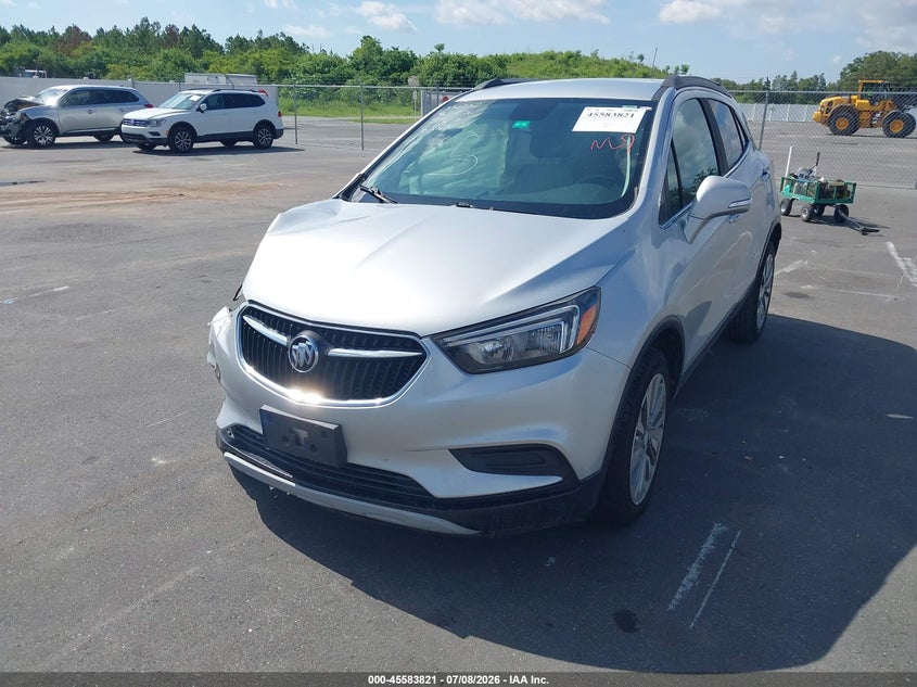 2017 Buick Encore VIN KL4CJASB0HB218285 IAAI salvage auction — RIGHT FRONT, Salvage Title, sold $400 on 2026-07-29 (photo 2)
