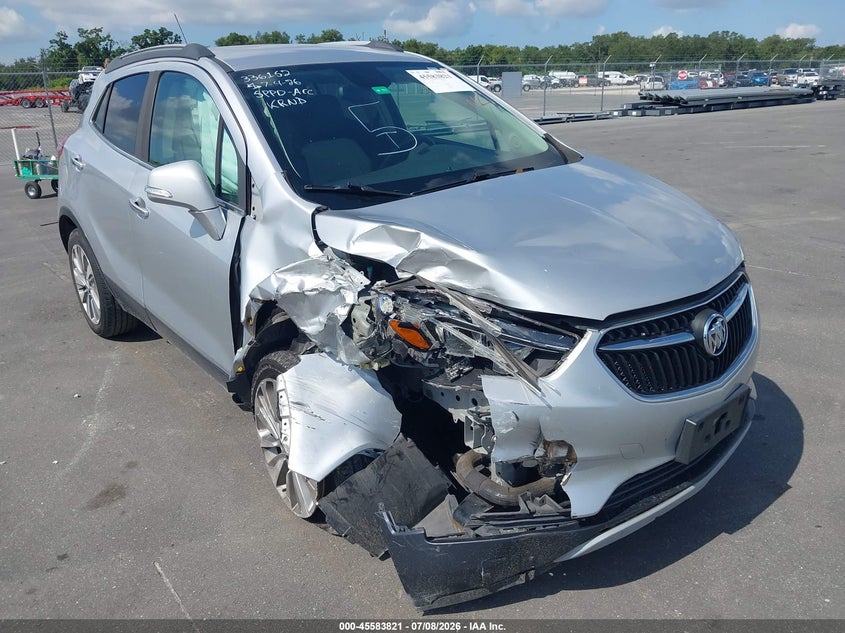 2017 Buick Encore VIN KL4CJASB0HB218285 IAAI salvage auction — RIGHT FRONT, Salvage Title, sold $400 on 2026-07-29 (photo 6)