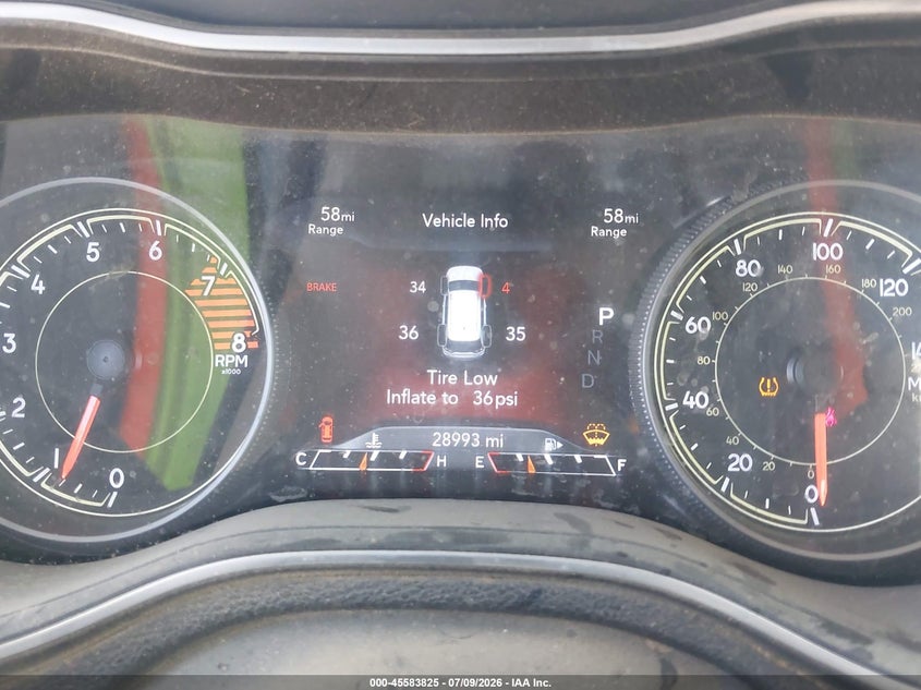 2022 Jeep Cherokee VIN 1C4PJMBX1ND521922 IAAI salvage auction — RIGHT FRONT, Wait Title, sold $4,900 on 2026-07-31 (photo 7)