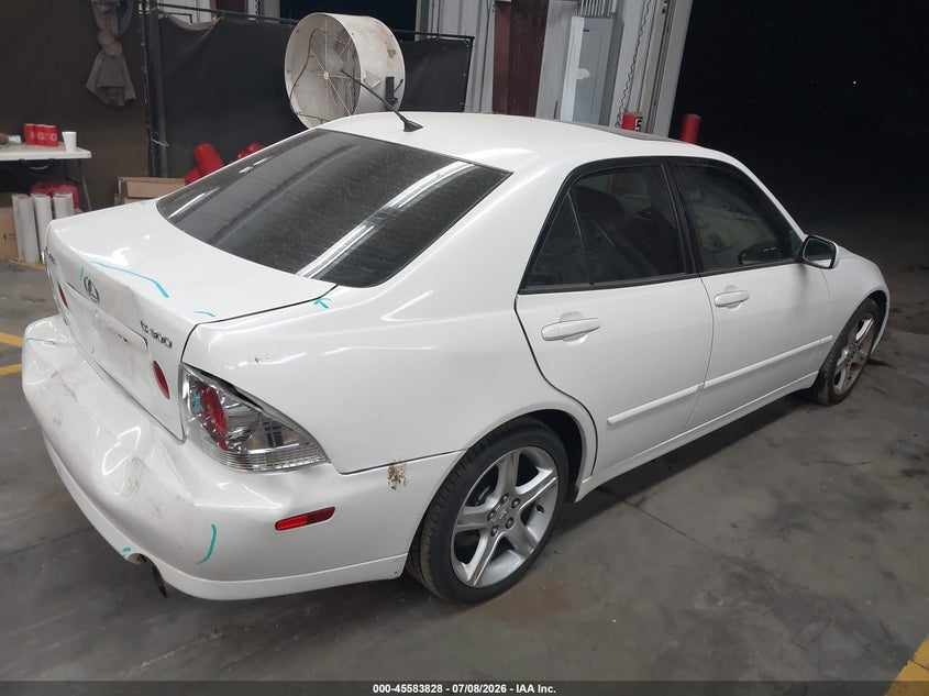 2003 Lexus Is 300 VIN JTHBD192530074038 IAAI salvage auction — REAR END, Salvage (Arizona), sold $2,600 on 2026-07-28 (photo 4)