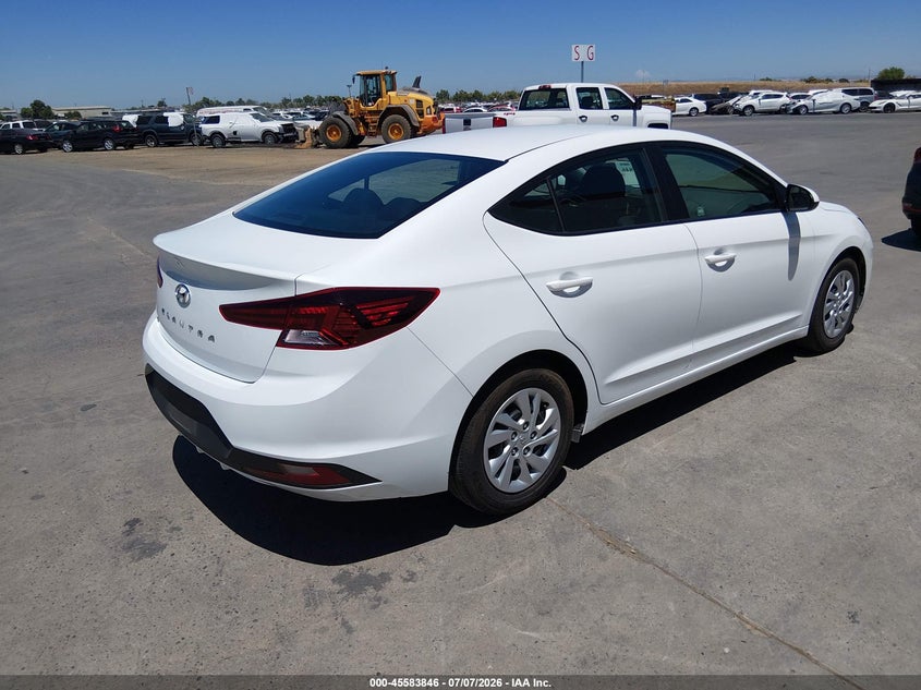 2020 Hyundai Elantra VIN 5NPD74LF0LH615742 IAAI salvage auction — NORMAL WEAR, Sf97 (California), sold $11,000 on 2026-07-30 (photo 4)