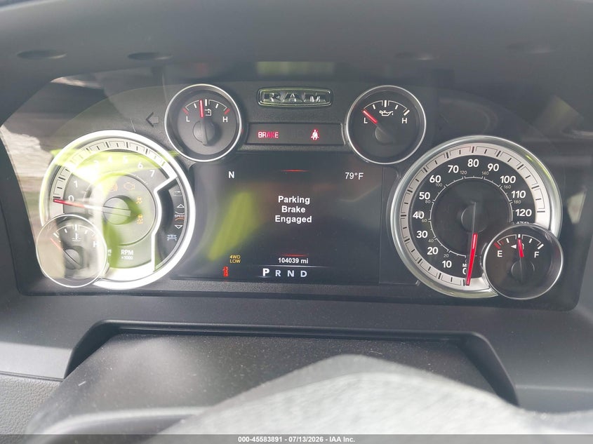2017 Ram 1500 VIN 1C6RR7NT3HS661344 IAAI salvage auction — ELECTRICAL, Salvage (North Carolina), sold $5,600 on 2026-07-24 (photo 7)
