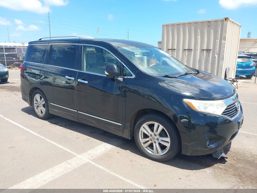 2015 Nissan Quest VIN JN8AE2KP3F9129824 IAAI salvage auction — NORMAL WEAR, Salvage Title, sold $1,050 on 2026-07-14 (photo 1)