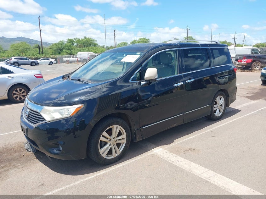2015 Nissan Quest VIN JN8AE2KP3F9129824 IAAI salvage auction — NORMAL WEAR, Salvage Title, sold $1,050 on 2026-07-14 (photo 2)