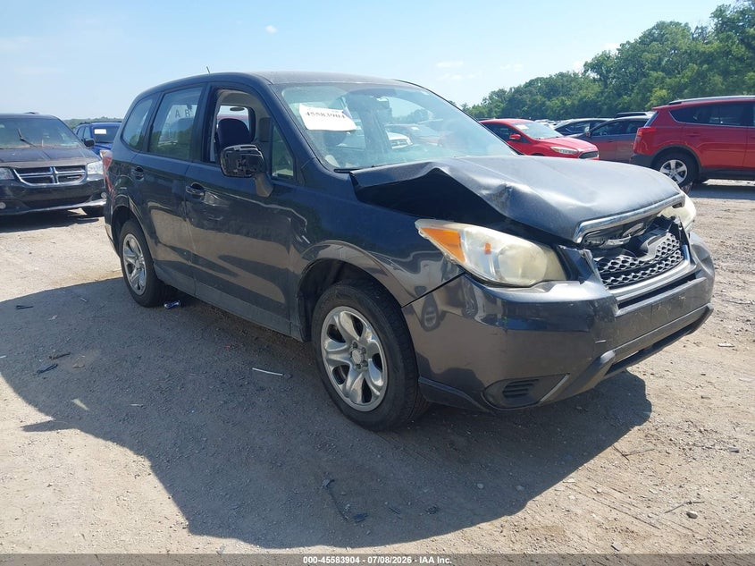 2014 Subaru Forester VIN JF2SJAACXEH443545 IAAI salvage auction — NORMAL WEAR, Clear (Kansas), sold $550 on 2026-07-29 (photo 1)